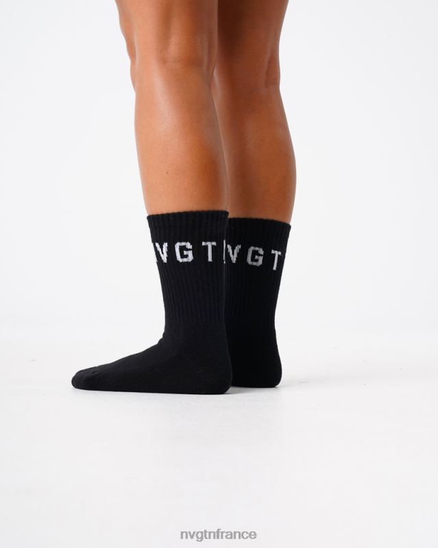 femmes XJRR2713 noir aptitude NVGTN chaussettes d'équipage