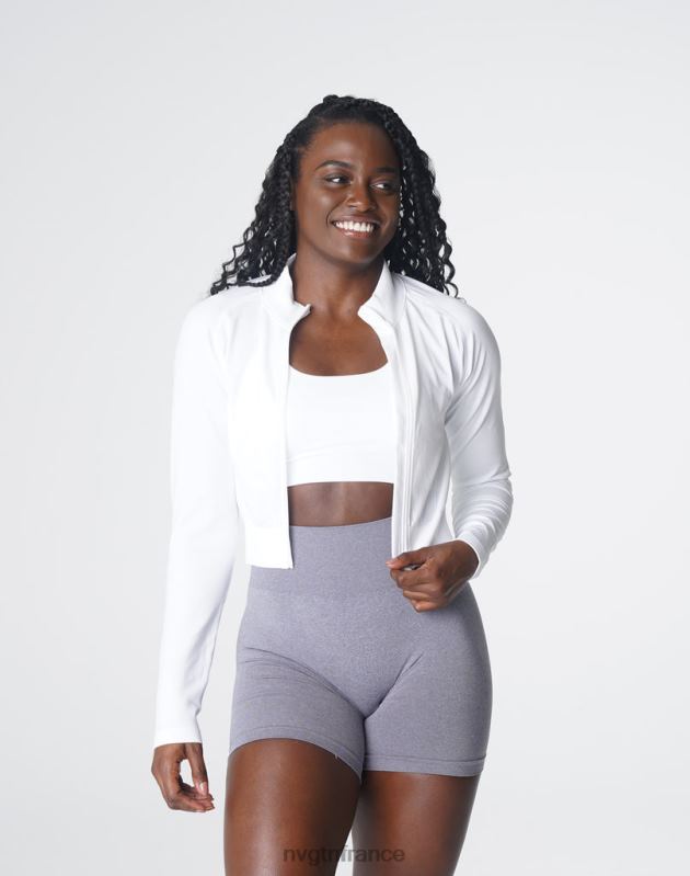 femmes XJRR2112 blanc aptitude NVGTN divine fermeture éclair sans couture