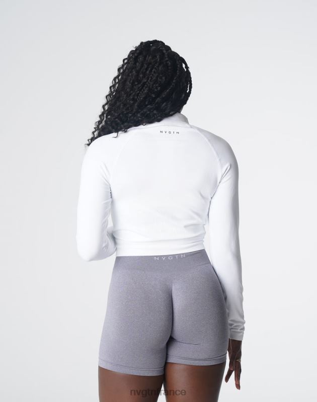 femmes XJRR2112 blanc aptitude NVGTN divine fermeture éclair sans couture