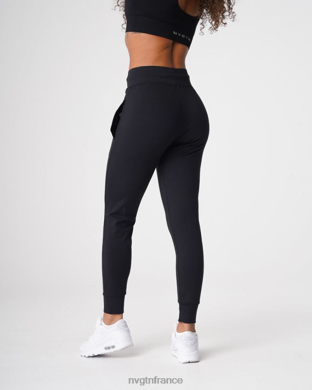 femmes XJRR2695 noir de jais aptitude NVGTN joggers