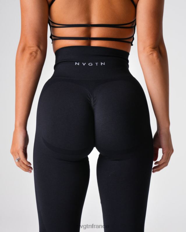 femmes XJRR2487 noir aptitude NVGTN legging sans couture contour 2.0
