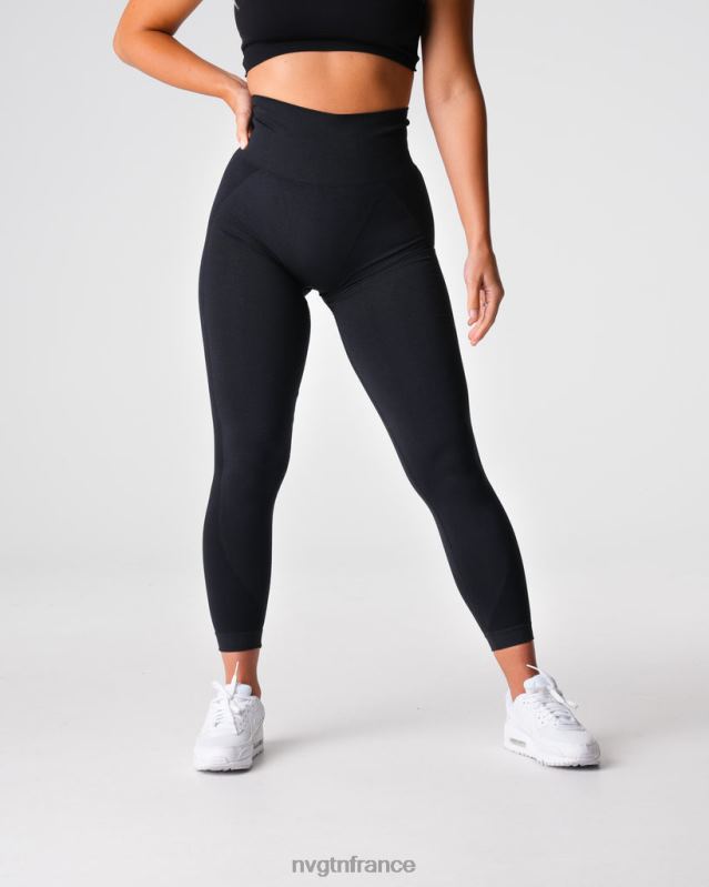 femmes XJRR2487 noir aptitude NVGTN legging sans couture contour 2.0