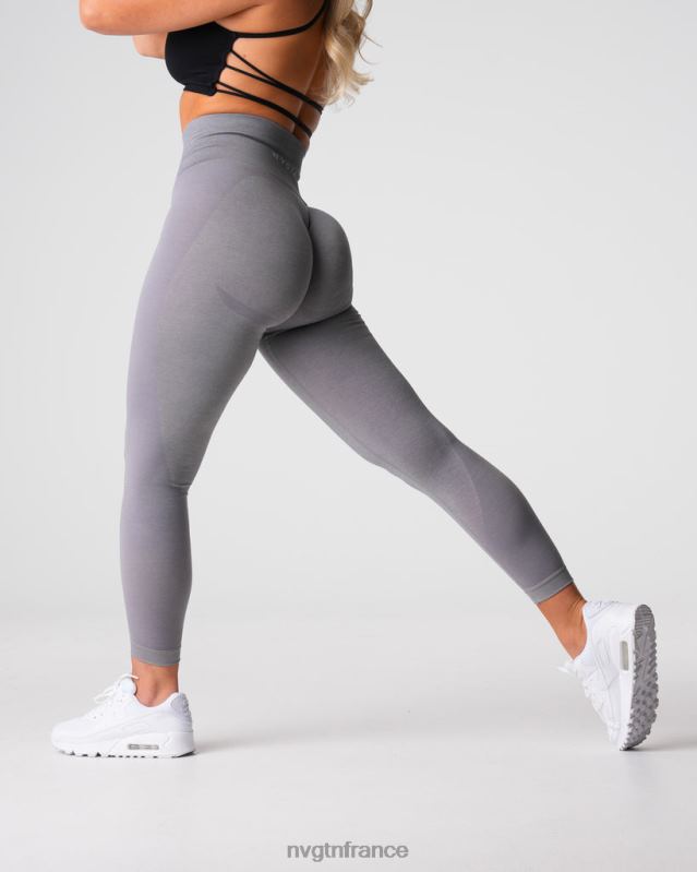 femmes XJRR2488 gris aptitude NVGTN legging sans couture contour 2.0