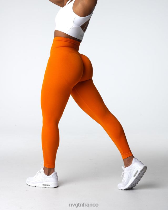 femmes XJRR2489 mandarin aptitude NVGTN legging sans couture contour 2.0
