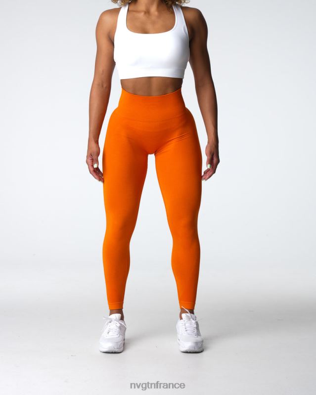 femmes XJRR2489 mandarin aptitude NVGTN legging sans couture contour 2.0