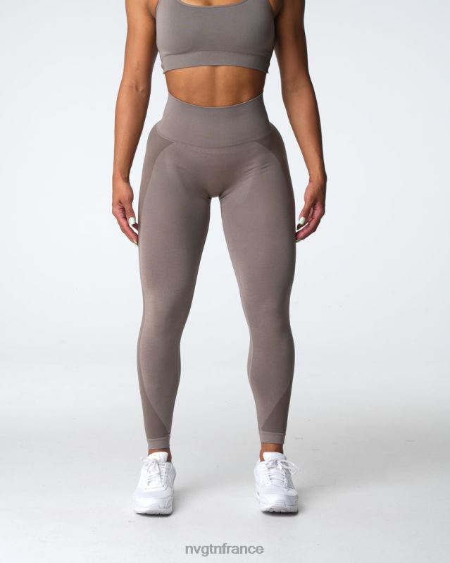 femmes XJRR2491 taupe aptitude NVGTN legging sans couture contour 2.0