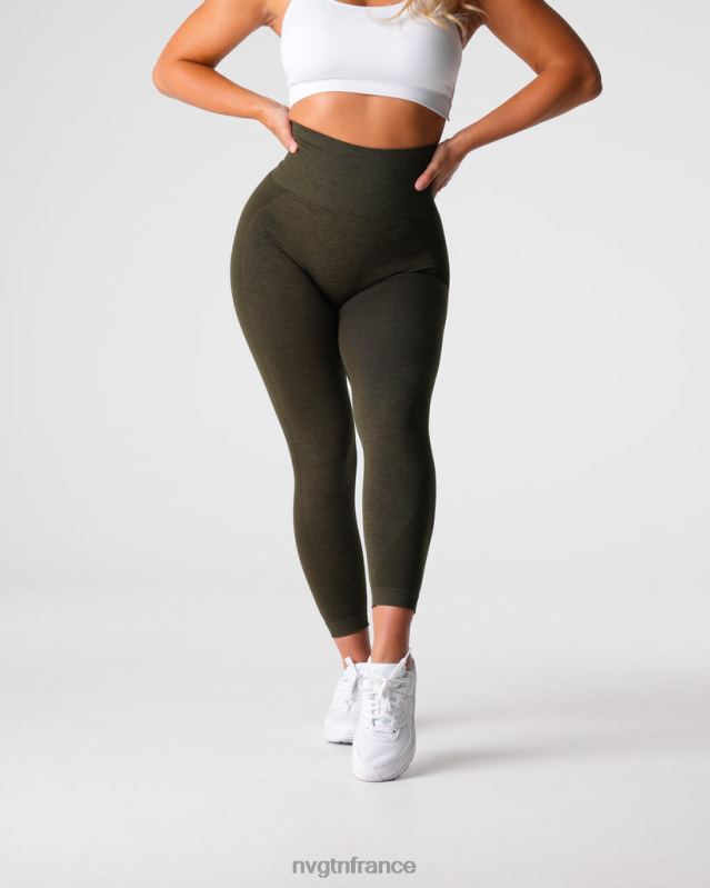 femmes XJRR2492 olive aptitude NVGTN legging sans couture contour 2.0