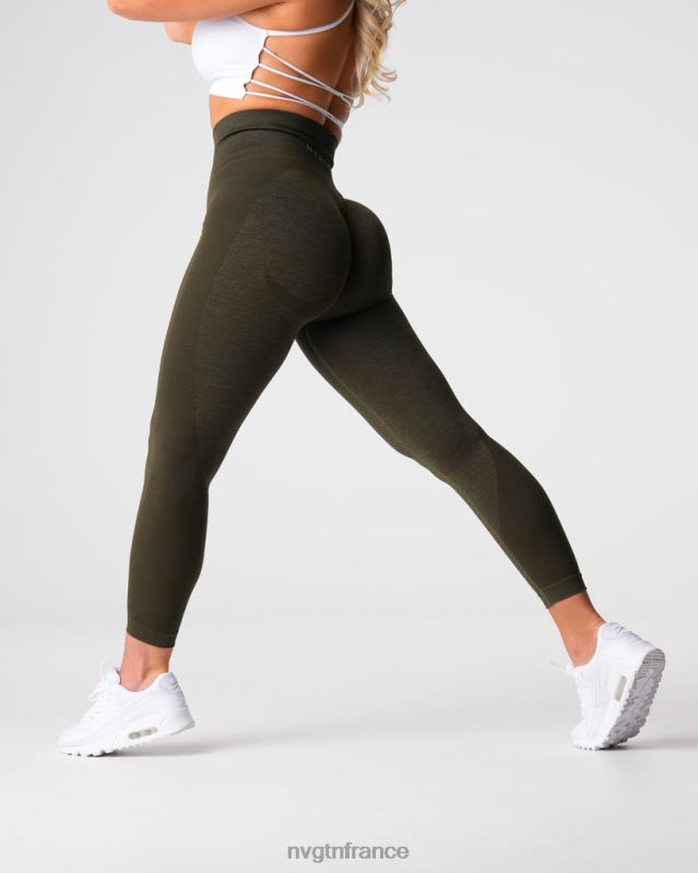 femmes XJRR2492 olive aptitude NVGTN legging sans couture contour 2.0
