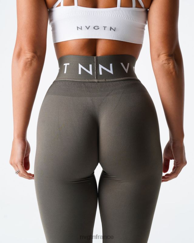 femmes XJRR2499 olive aptitude NVGTN leggings de sport sans couture