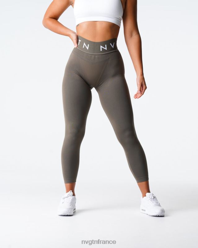 femmes XJRR2499 olive aptitude NVGTN leggings de sport sans couture