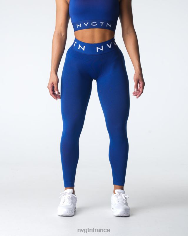 femmes XJRR2502 marine aptitude NVGTN leggings de sport sans couture
