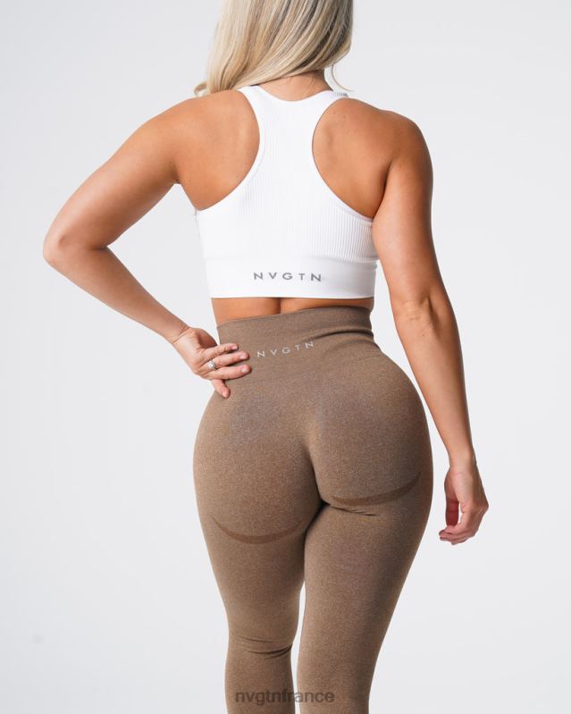 femmes XJRR2510 moka aptitude NVGTN legging contour sans couture