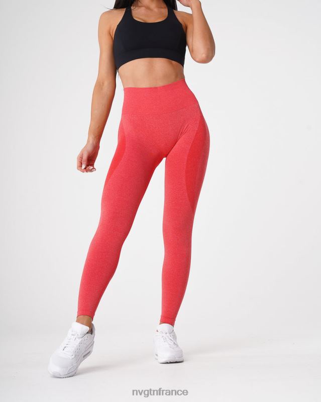 femmes XJRR2514 pomme de bonbon aptitude NVGTN legging contour sans couture