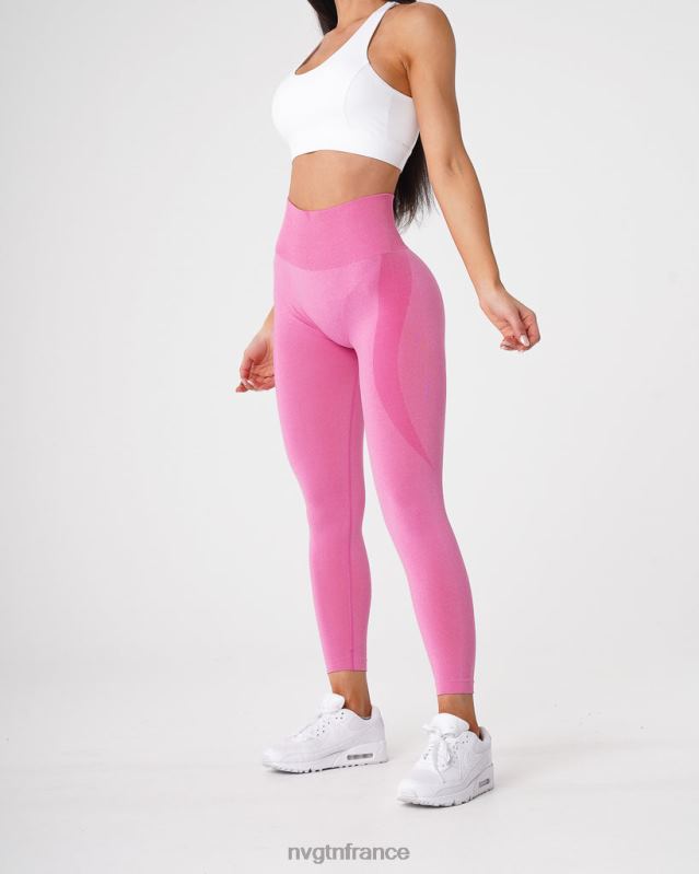 femmes XJRR2516 bubble gum rose aptitude NVGTN legging contour sans couture