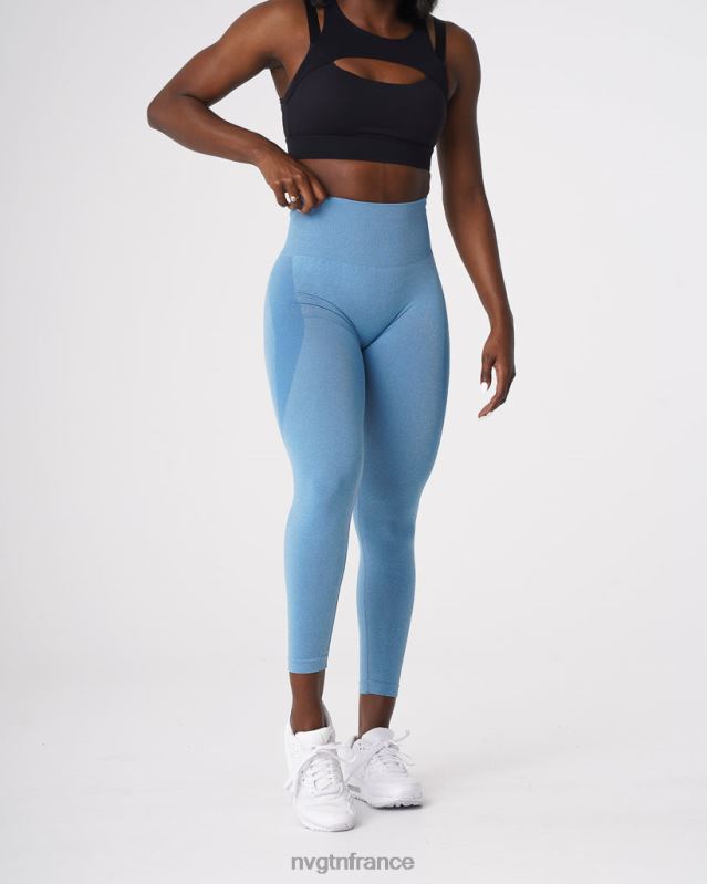 femmes XJRR2519 bleu ciel aptitude NVGTN legging contour sans couture