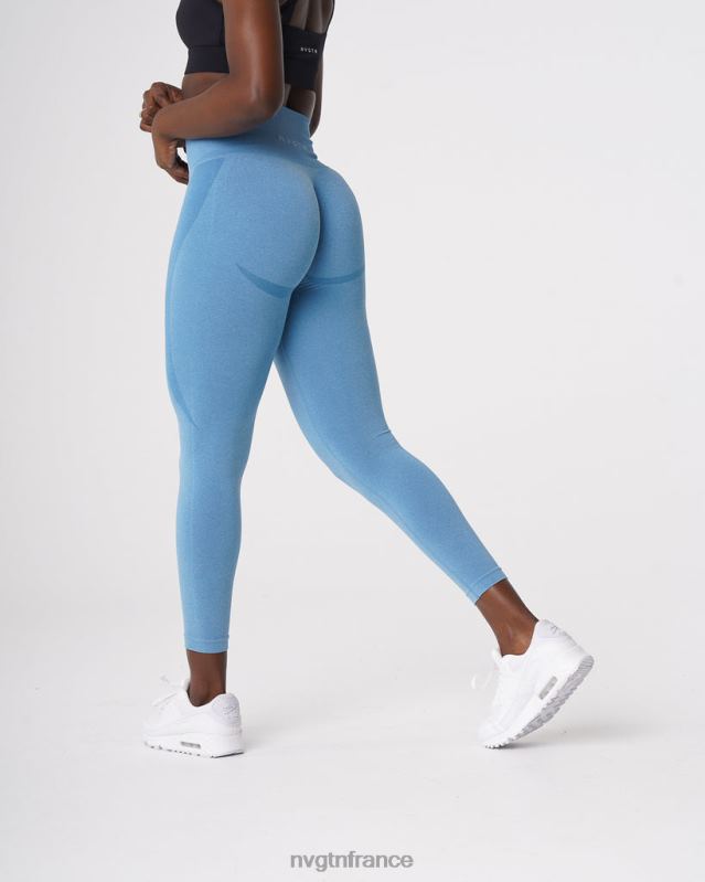 femmes XJRR2519 bleu ciel aptitude NVGTN legging contour sans couture