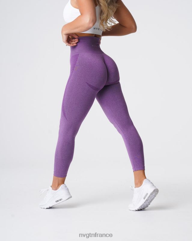 femmes XJRR2520 violet aptitude NVGTN legging contour sans couture