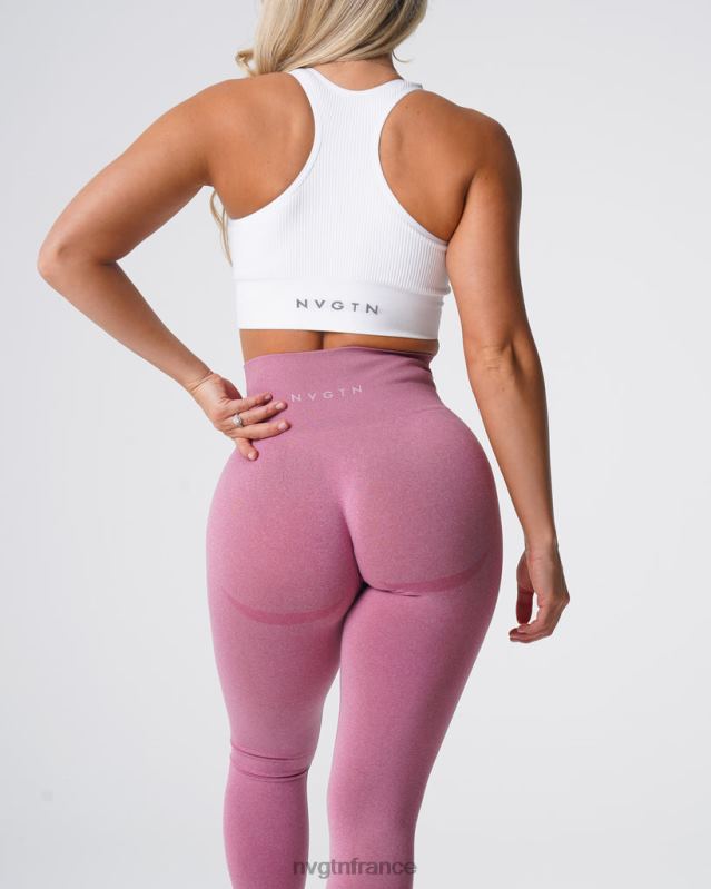 femmes XJRR2521 rose pastel aptitude NVGTN legging contour sans couture