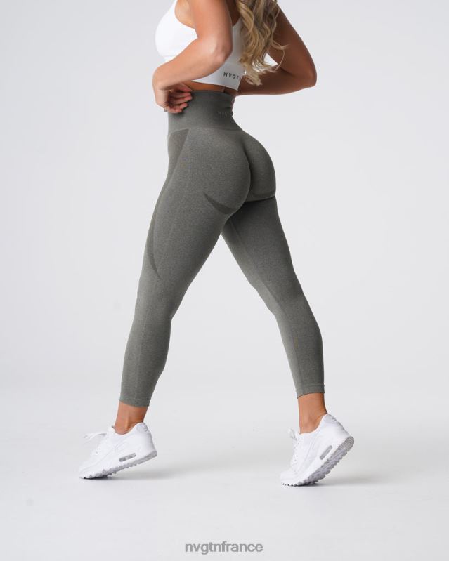 femmes XJRR2525 vert kaki aptitude NVGTN legging contour sans couture