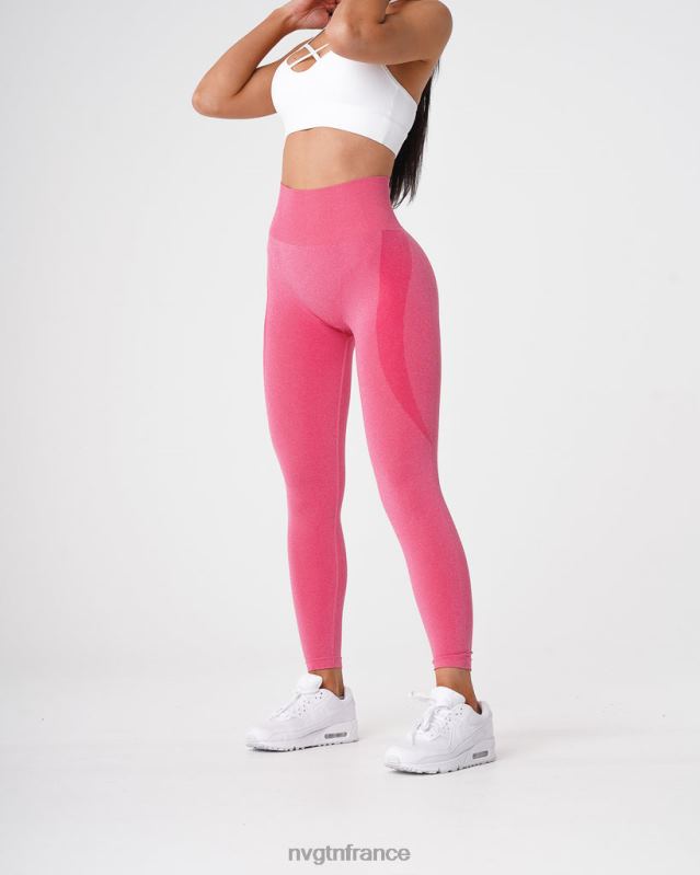 femmes XJRR2526 rose vif aptitude NVGTN legging contour sans couture