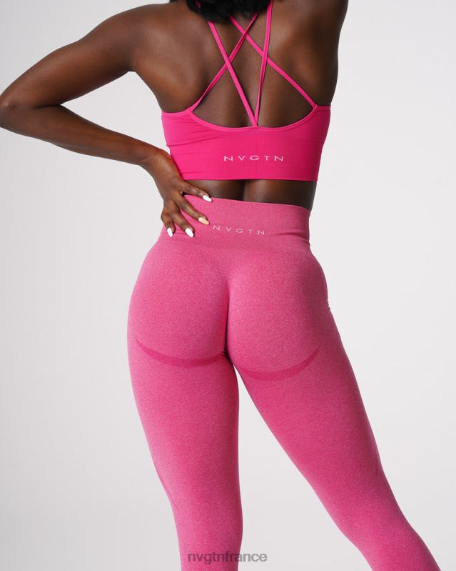 femmes XJRR2529 fuchsia aptitude NVGTN legging contour sans couture