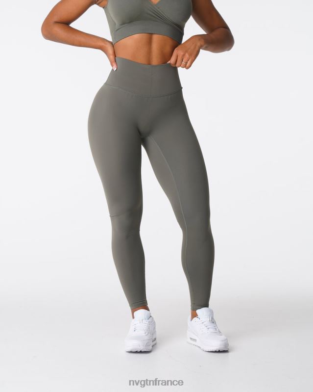 femmes XJRR2567 vert kaki aptitude NVGTN legging signature 2.0