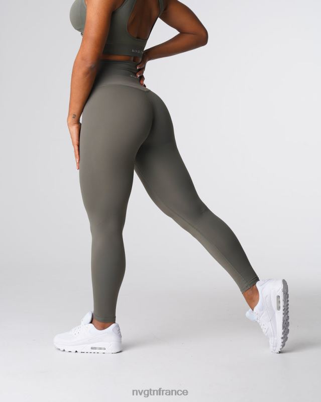 femmes XJRR2567 vert kaki aptitude NVGTN legging signature 2.0