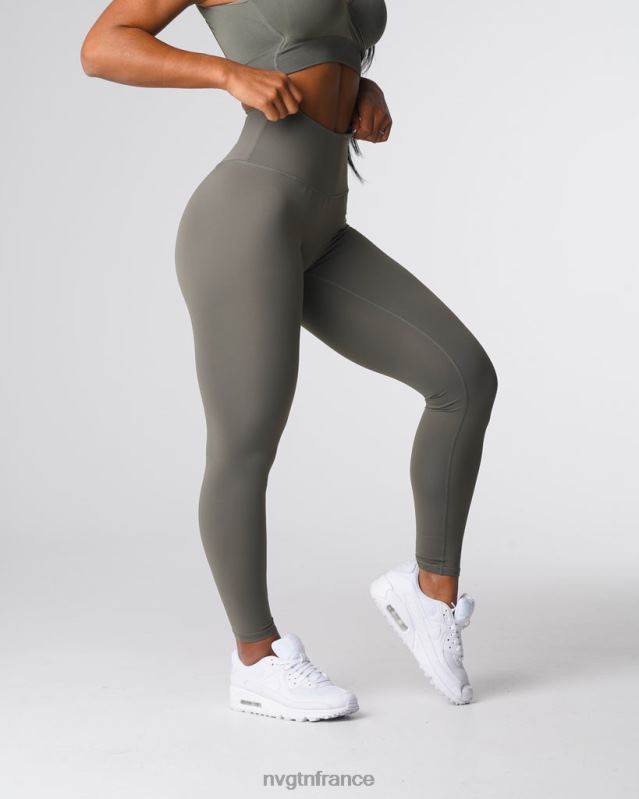 femmes XJRR2567 vert kaki aptitude NVGTN legging signature 2.0
