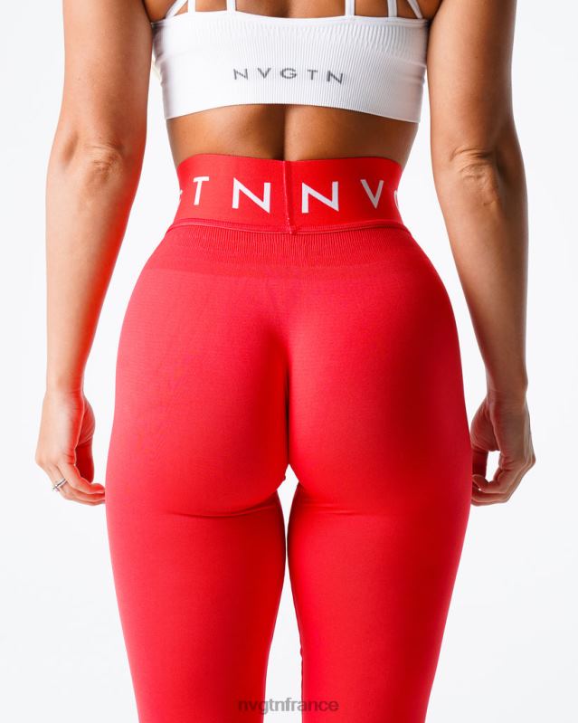 femmes XJRR2570 écarlate aptitude NVGTN leggings de sport sans couture