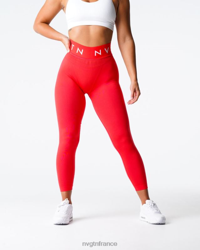 femmes XJRR2570 écarlate aptitude NVGTN leggings de sport sans couture