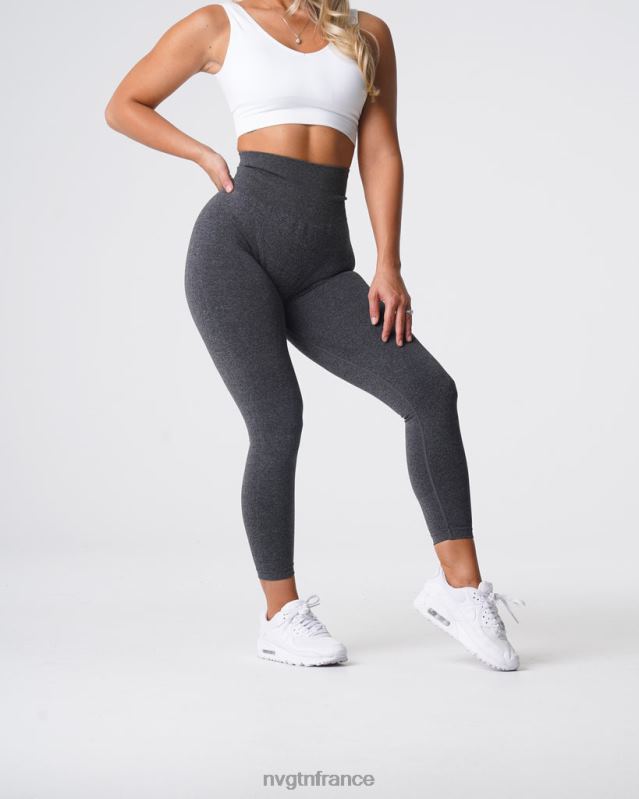 femmes XJRR2578 noir moucheté aptitude NVGTN jambières sans couture nv