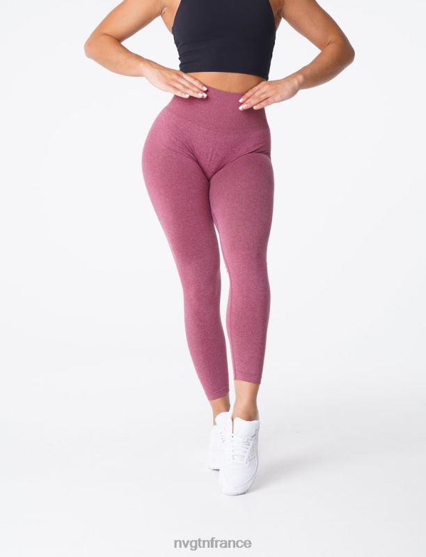 femmes XJRR2580 bordeaux aptitude NVGTN jambières sans couture nv