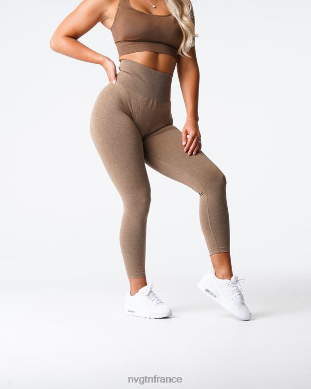 femmes XJRR2582 moka aptitude NVGTN jambières sans couture nv