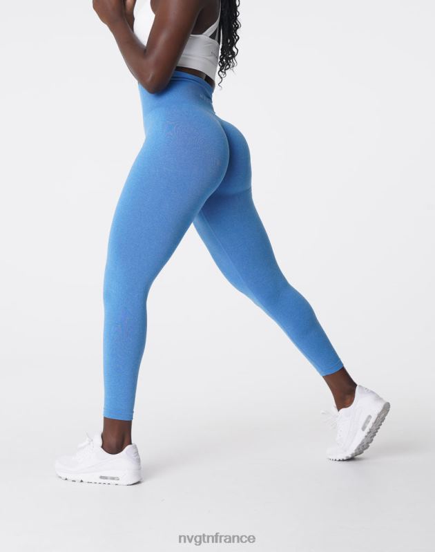 femmes XJRR2584 océan bleu aptitude NVGTN jambières sans couture nv