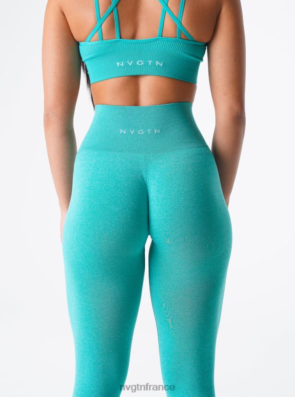 femmes XJRR2585 turquoise aptitude NVGTN jambières sans couture nv