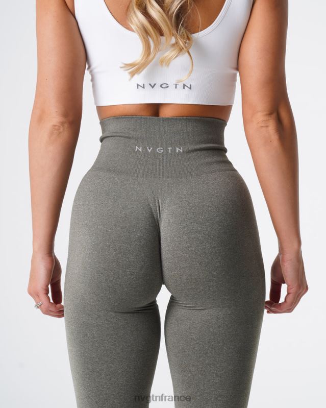 femmes XJRR2588 vert kaki aptitude NVGTN jambières sans couture nv