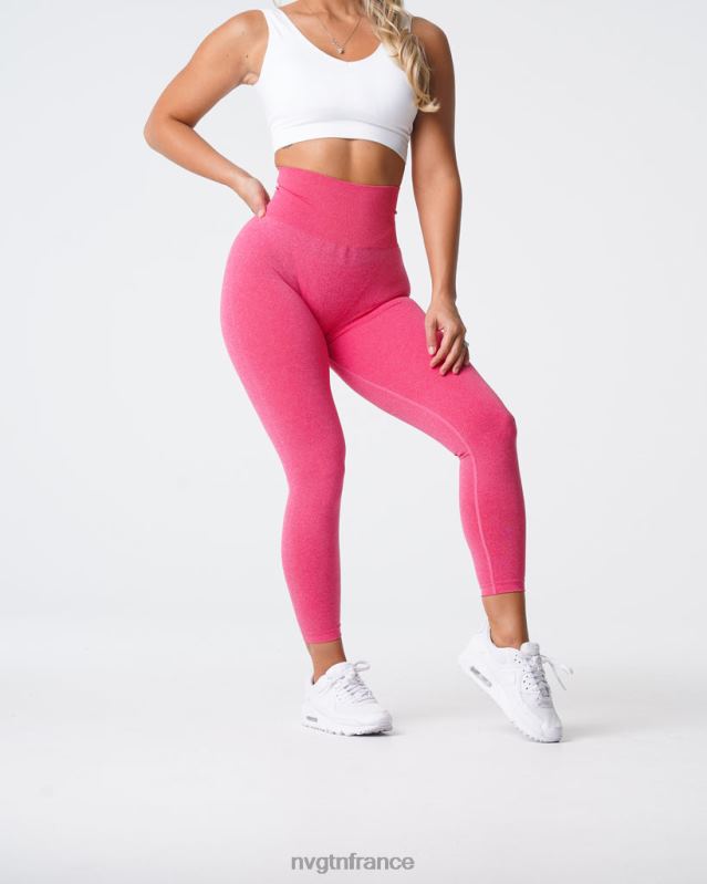 femmes XJRR2590 rose vif aptitude NVGTN jambières sans couture nv