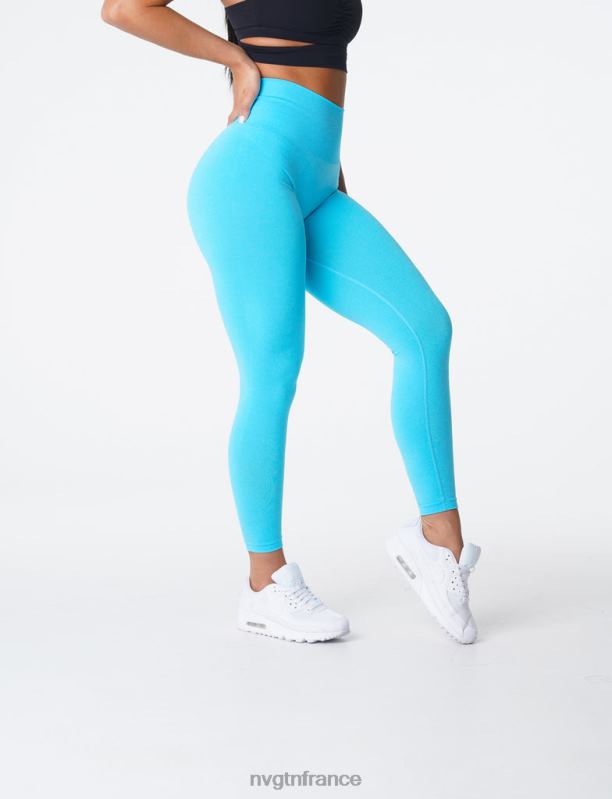 femmes XJRR2594 aqua aptitude NVGTN jambières sans couture nv