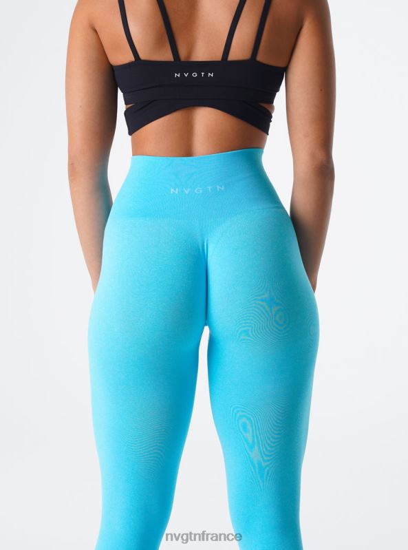 femmes XJRR2594 aqua aptitude NVGTN jambières sans couture nv