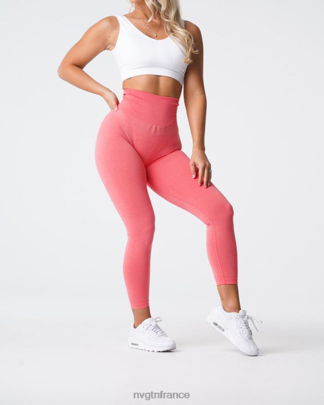 femmes XJRR2597 corail aptitude NVGTN jambières sans couture nv