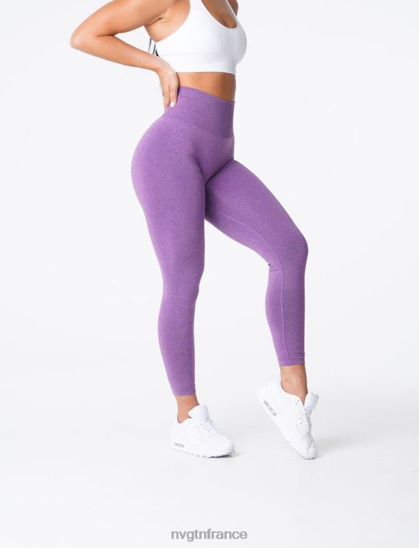 femmes XJRR2599 violet aptitude NVGTN jambières sans couture nv