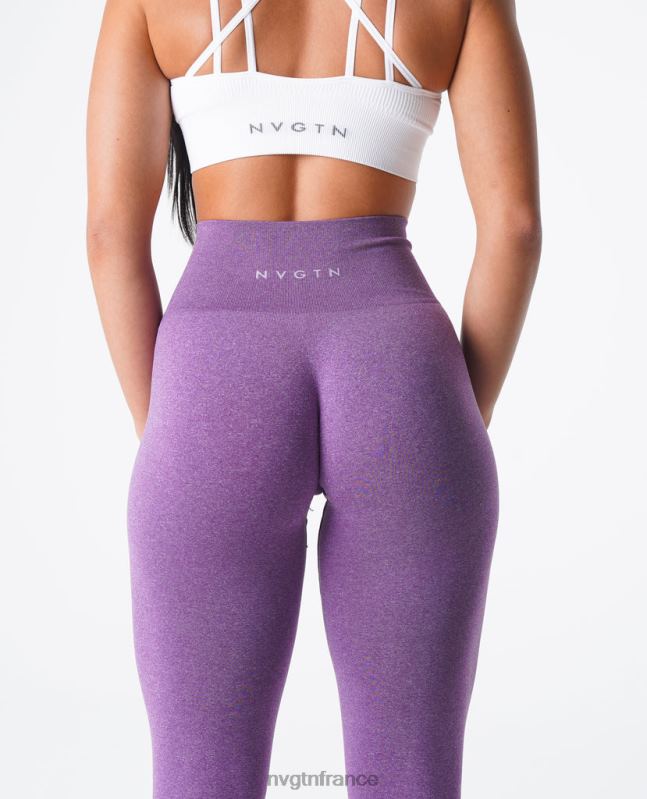 femmes XJRR2599 violet aptitude NVGTN jambières sans couture nv