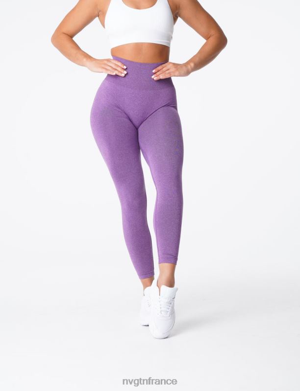 femmes XJRR2599 violet aptitude NVGTN jambières sans couture nv