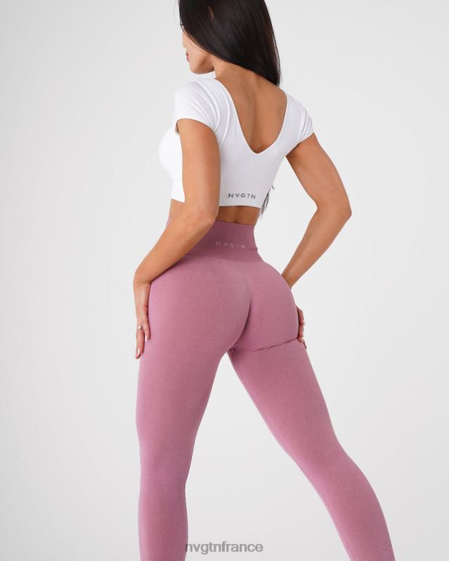 femmes XJRR2600 rose pastel aptitude NVGTN jambières sans couture nv
