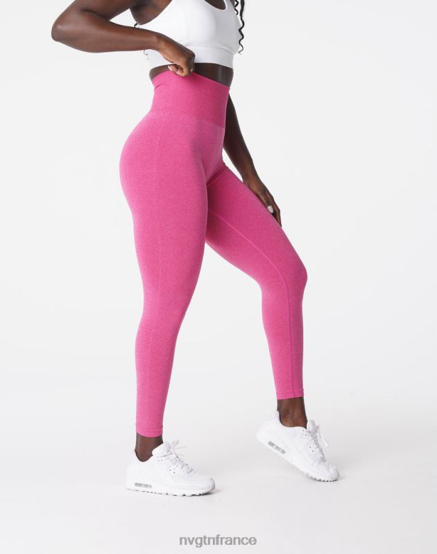 femmes XJRR2601 fuchsia aptitude NVGTN jambières sans couture nv