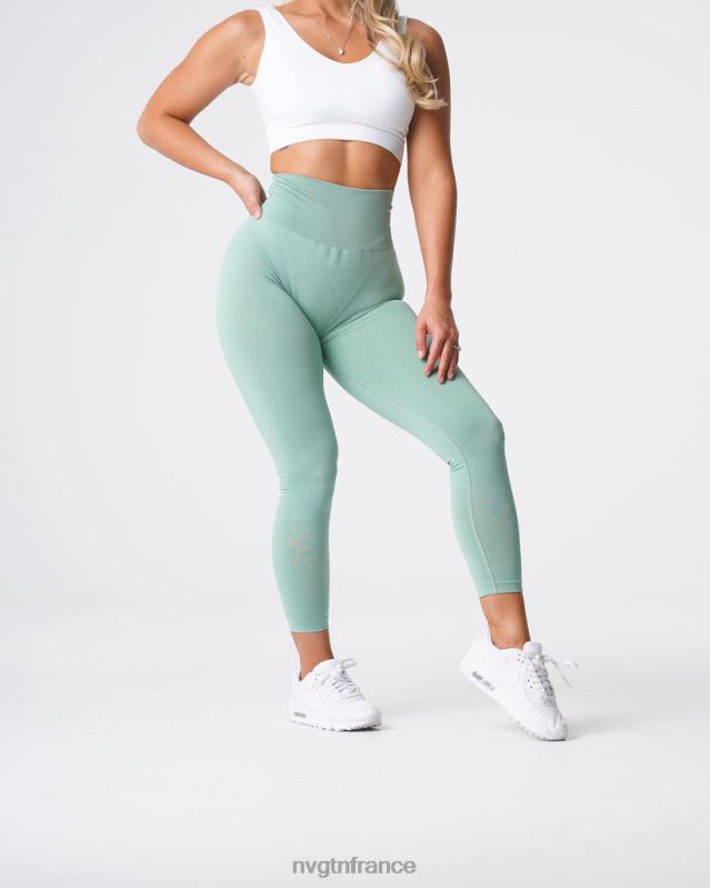 femmes XJRR2602 vert sauge aptitude NVGTN jambières sans couture nv