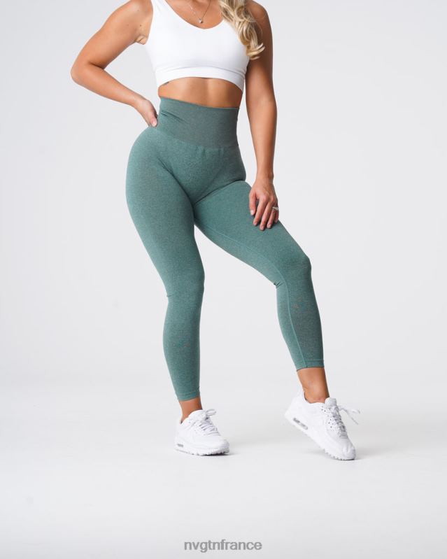 femmes XJRR2604 forêt verte aptitude NVGTN jambières sans couture nv