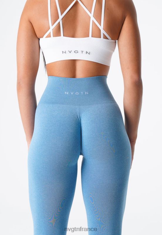 femmes XJRR2606 bleu ciel aptitude NVGTN jambières sans couture nv