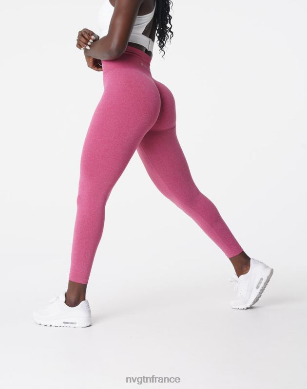 femmes XJRR2607 cramoisi aptitude NVGTN jambières sans couture nv