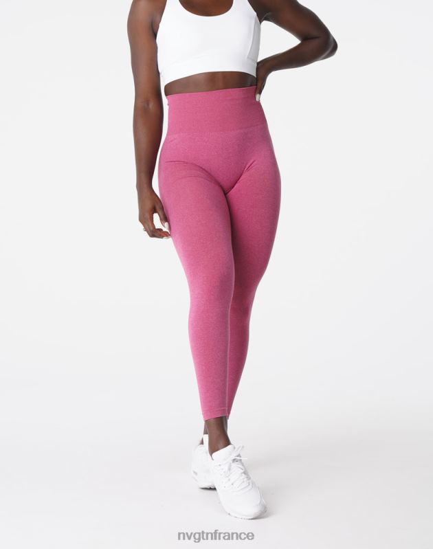 femmes XJRR2607 cramoisi aptitude NVGTN jambières sans couture nv